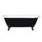 Aqua Eden 66 L, 30.18 W, Black/White/Matte Black, Cast Iron VBT7D663013NB0 - alternate 1